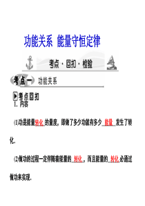 2012届高考物理全程复习课件《功能关系_能量守恒定律》