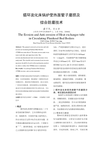 循环流化床燃烧技术是一种清洁煤燃烧技术，它具有燃烧效率高、温