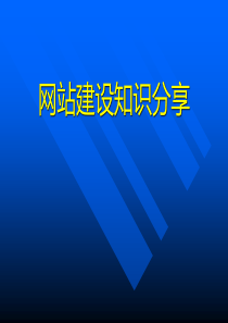 最新网站基础知识分享分析