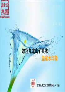 故宫九龙山矿泉水策划方案-100ppt