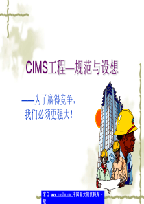 CIMS工程规范与设想(ppt 29)