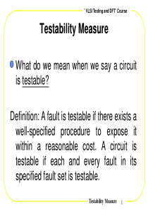 Testability Measure