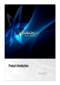 Fusion-io overview