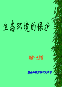 生态环境保护PPT课件