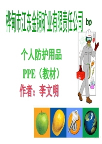 江东金铜矿个人防护用品PPE