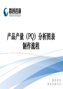 产品产量(PQ)分析图表制作流程PPT