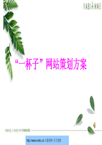 一杯子网站策划方案--ndht158