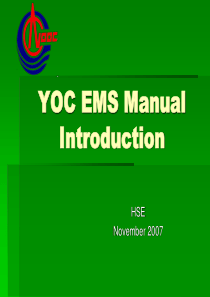 YOC EMS Manual Introduction-2007