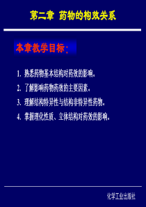 第二章 药物的构效关系讲解