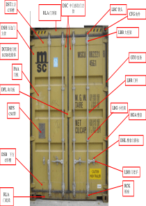一、集装箱各部件