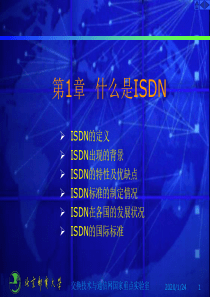 什么是ISDN(综合业务数字网)