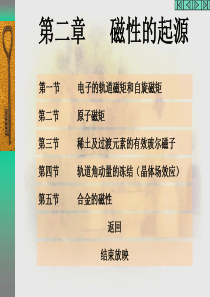 第二章  磁性的起源