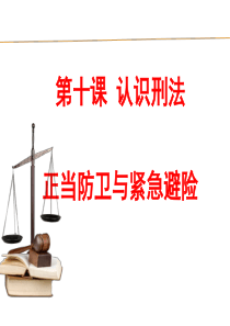 第十课 正当防卫与紧急避险