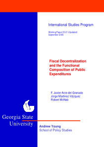 Fiscal Decentralization and the Functional Composi