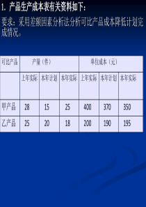 财务分析案例复习