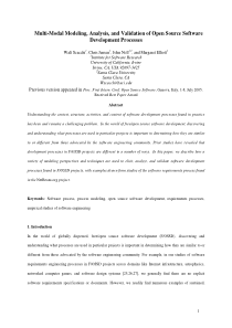 Multimodal modeling, analysis and validation of op