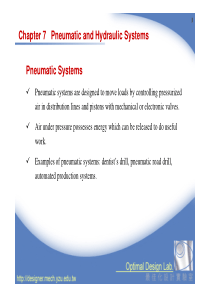 Pneumatic and Hydraulic Systems