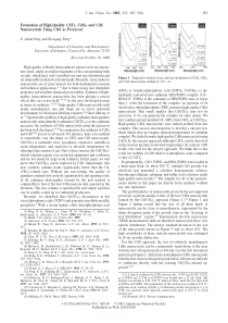 Formation of High-Quality CdTe, CdSe, and CdS Nano