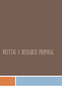 writing a research proposal 10,11