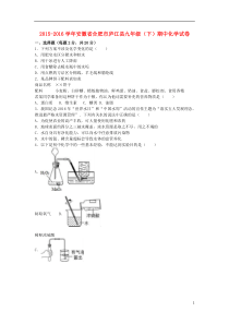 九年级化学下学期期中试卷(含解析) 新人教版3