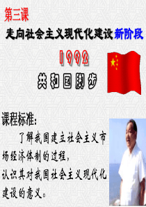 走向社会主义现代化建设新阶段【一轮复习】