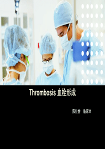 Thrombosis   血栓形成最终