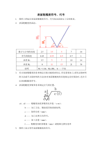 表面粗糙度符号