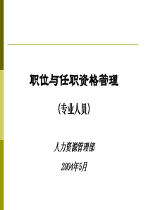 华为任职资格管理全案-专业人员