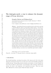 The dual-gain mode a way to enhance the dynamic ra