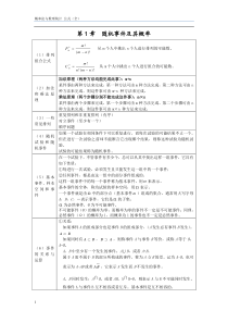 概率论与数理统计公式整理