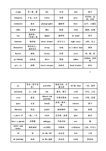 上海教育出版社三年级起点六年级下册英语单词汇总