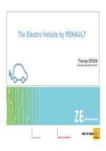 The Electric Vehicle by RENAULT