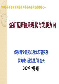 煤矿瓦斯抽采现状与发展方向-煤矿瓦斯排放与利用