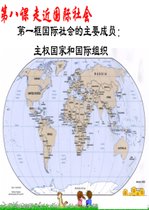 第八课第一框《国际社会的主要成员：主权国家和国际组织》