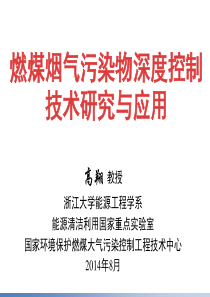 燃煤烟气污染物深度控制技术研究