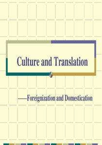 L18 Culture and Translation