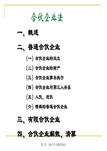 51合伙企业法课件