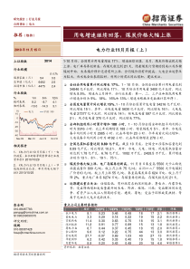 用电增速继续回落，煤炭价格大幅上涨