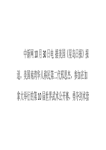 华裔世界武术赛夺冠 为美国队抱回20年来第二金