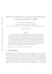 Quantum computation in a Ising spin chain taking i