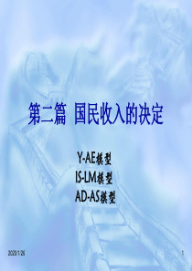 第三讲：Y-AE模型-简单国民收入决定