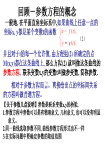 46参数方程与普通方程的互化