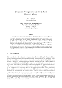 Design and Development of a Network-Based Electron