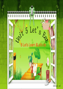 Unit5-Lets-Eat-B-Lets-learn