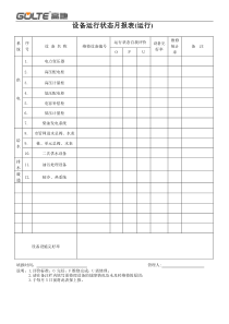 62、设备运行状态月报表(运行)