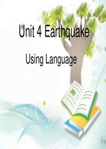 高一英语必修一Unit4 using language