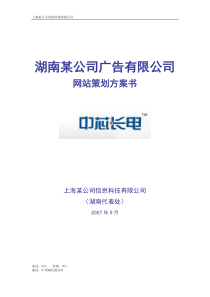 大型网站策划方案详细步骤过程