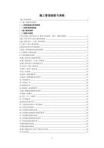 中澳地产施工管理流程与表格工具