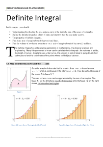 Chapter 10 Definite Integral