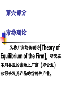 第6部分 市场理论